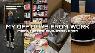 A REALISTIC VLOG : MY OFF DAYS FROM WORK | editing, hauls & matcha 