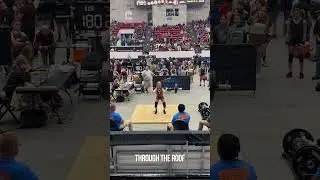 Weightlifter gets head crushed at competition 🏋️&zwj;♀️ #shorts #weightlifting #fail