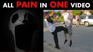 All PAIN in one video, in BAD ENDING of Mr incredible meme