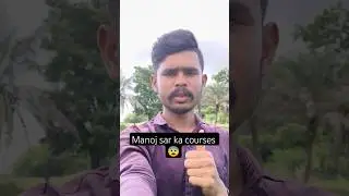 Manoj sar ka course बाय कर लिया रात को 😨1999🥰#viral #viralminivlog @Manoj De