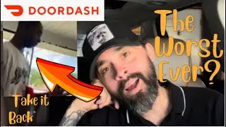 The WORST DoorDash Delivery Driver Ever:  This is The Downfall of Tips for Drivers