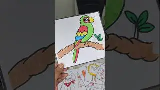 how to make cute bird drawing for kids#handmade#short#trending#drawingforbeginners#kidsdrawing#viral