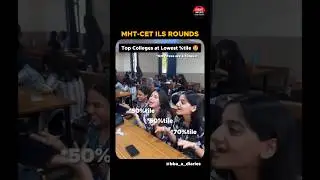 MHTCET Top College at Lowest %tile | ILS Rounds 😁🤡 #shorts #mhtcet #cet #engineering #college #jee