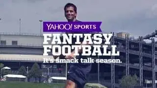 Celebrating a Yahoo Fantasy Football win with Stephen Gostkowski