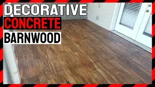 Decorative Concrete Barnwood Resurfacing | Patio Deck Makeover with  Concretewood Lake of the Ozarks