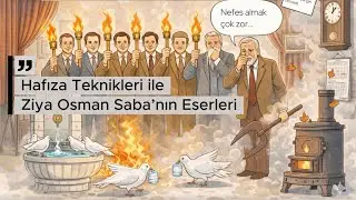 Ziya Osman Saba&rsquo;yı 3 Dakikada EZBERLE! 🧠 Hafıza Tekniğiyle Eserleri #aytedebiyat 