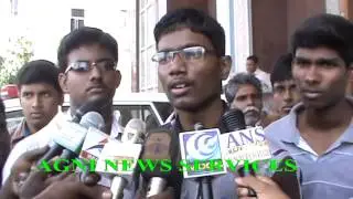 KARUR .. STUDENTS PETITION COLLECTOR