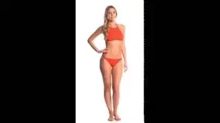 Red Carter Friendship Bracelet Classic Hipster Bikini Bottom | SwimOutlet.com