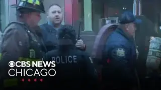 Person in custody after woman is set on fire on CTA Blue Line train