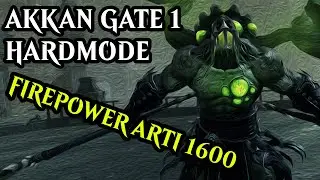 💀 Akkan Hard mode Gate 1 💀 1600 Firepower Enhancement Artillerist Lost Ark 💥