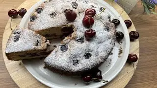 ЛЕТНИЙ ПИРОГ С ЧЕРЕШНЕЙ