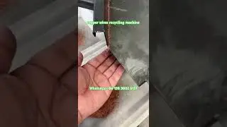 How to recycle the copper from wires? #recyclingmachine #copperwire #copperrecycling
