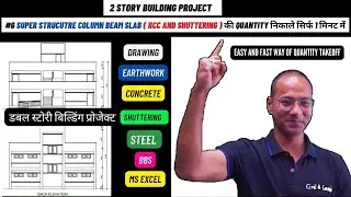 #06 || 2 Story Building Estimation || Estimation & Costing || Perfect Institute for Civil Engineers