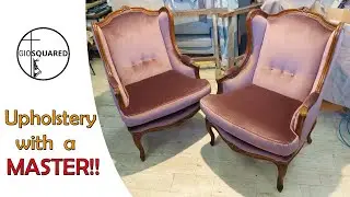 Armchair Upholstery With An Italian Master #craftsman