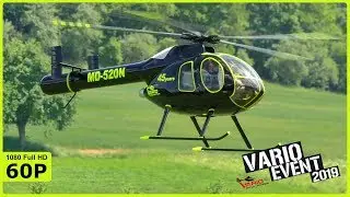 HUGE VARIO ELECTRICAL HUGHES MD520N NOTAR FLIGHT DEMO - VARIO EVENT 2019