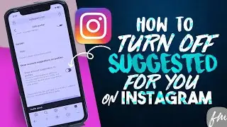 Как отключить рекомендуемые варианты в Instagram