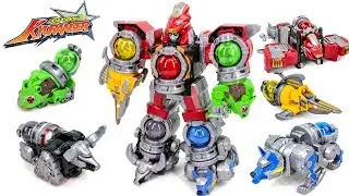 PowerRangers UchuSenTai KyuRanger DX KyuRenOh Five StarSign Voyager KyuTama Transformation