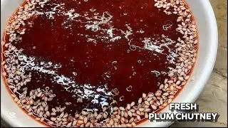Fresh Plum Chutney #chutneyrecipe #plum #chutney #share #food #like #enjoy #recipe #subscribe #trend