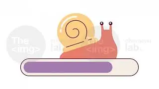Slow snail crawling 2D loading bar animation