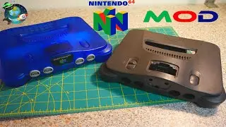 Nintendo 64 Case Modding  |  blue Transparent housing  | by AliExpress