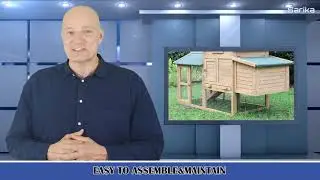 Wooden Hutch Spacious Design Hen Nest With A Ventilation Resting Room