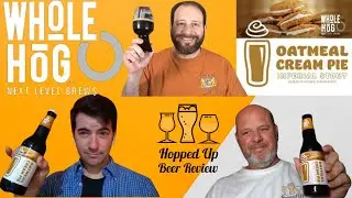 Oatmeal Cream Pie Imperial Stout by Whole Hog Brewery 8% ABV Beer Review #beer #beerreview #oatmeal