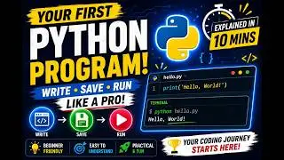 Your First Python Program