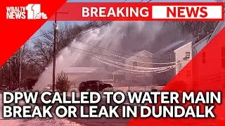 DPW investigating possible water main break or leak