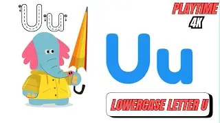 🔤🦊 Khan Academy Kids App Lowercase Letter u | Letter Learning for Kids | PlayTime 4K ✨