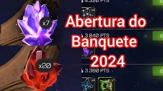 Mega abertura dos cristais do Banquete e chuva de 7 estrelas com Titã