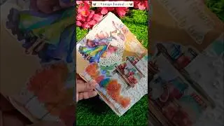 ASMR Vintage Journal🦋✨ | Creative Journaling #asmrjournaling #scrapbooking #vintage