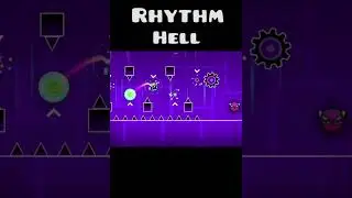 Rhythm Hell in Geometry Dash! #geometrydash #gd #dimagd2