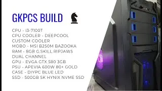 i3 7100T GTX 580 Budget Gaming PC