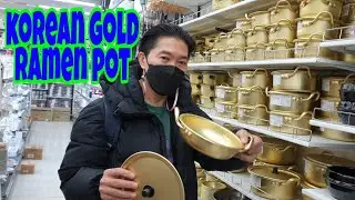 Korean Gold Ramen Pot