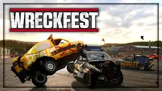 WRECKFEST #04 - FIGURE 8 RACING + DEMOLITION ARENA! 🎮 Wreckfest Gameplay German