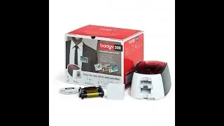 Barway Barcode - Evolis Badgy 200 Mini Work Permit Printer Optical Cable Tag Card Barcode printer