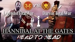 Total War: Rome II Hannibal at the Gates Head to Head - Arevaci vs Rome - Part 1