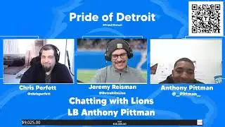 Lions LB Anthony Pittman explains why Detroit is so special