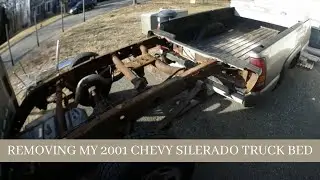Removing my 2001 Chevy Silverado 1500 Truck Bed
