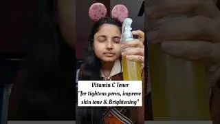 Vitamin C Toner at home / DIY vitamin c toner / Orange peel toner🍊 #skincare #shorts #orangepeel