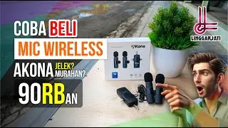 Mic Wireless Terbaik Termurah? | Mic Tanpa Kabel | Review Akona Mic Wireless