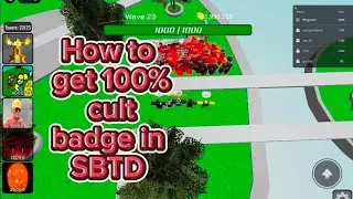 How to get 100% cult badge in Slap Battles Tower Defense(SBTD)