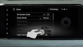 2023 Nissan ARIYA - Setting the Clock