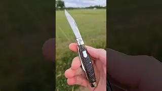 William Rodgers Stockman- jigged bone covers. #sheffield #blade #edc #trending
