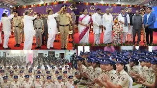 Chief Minister and others in an Event Replaced Constables' Hats by Navy Blue Peak Caps In Karnataka