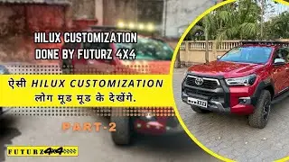 Hilux Customization Part 2, Hilux Become monster truck Customization by #futurz4x4 #hilux #hilux4x4