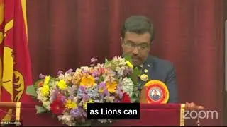 Candidate Presentation Speech for VDG 1 | Lion Sashikumar Subramaniam | Lions District 306 B2
