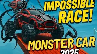 Monster Car Race Game 2025 - Impossible High Speed Race Game 3D | Android Gameplay