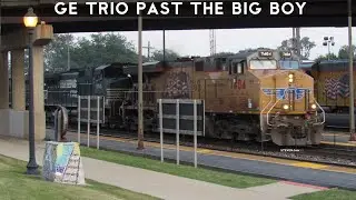 Union Pacific 7404 - Westbound Intermodal - West Chicago Illinois