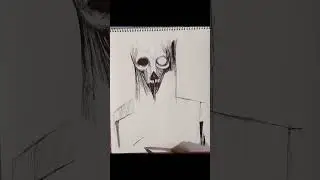 Pen and Panic: Crafting Chilling Horror Art with Ball Point Pen